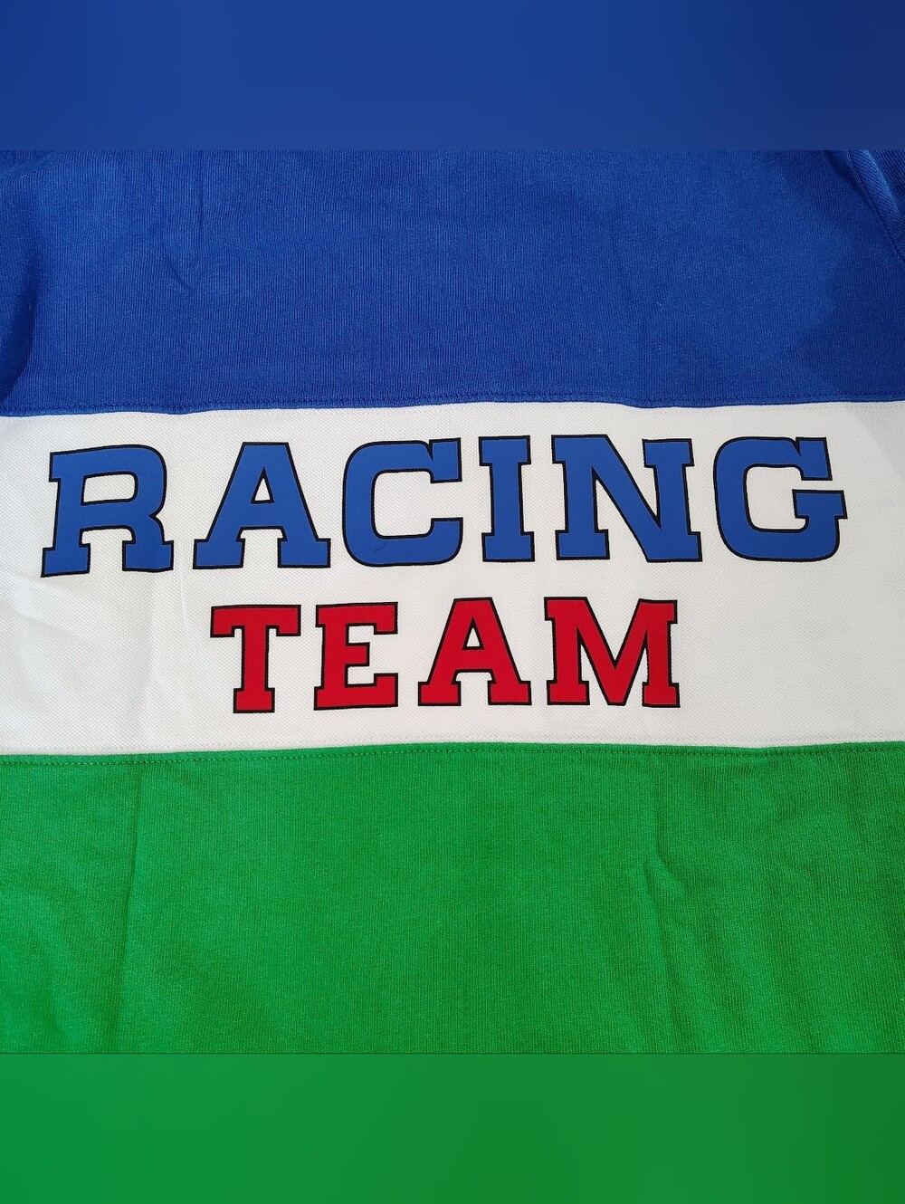 Polo Sport Ralph Lauren Racing Team Rugby Shirt Medium 92 Long Sleeve - Picture 6 of 7